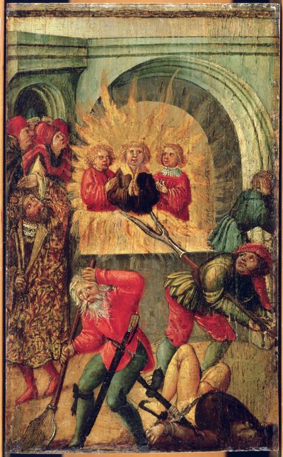 Shadrach, Meshach and Abednego by German School